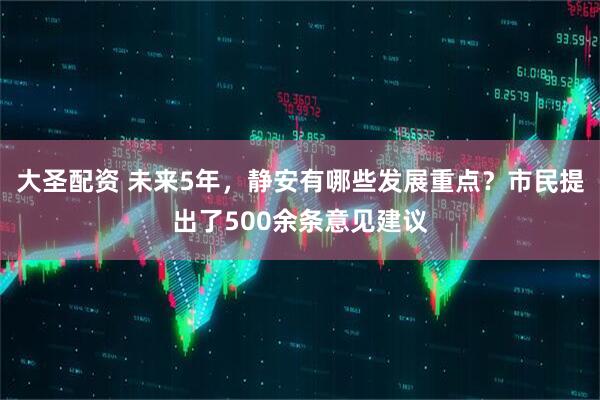 大圣配资 未来5年，静安有哪些发展重点？市民提出了500余条意见建议